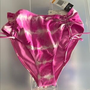Pink Tie-Dye Bikini Bottom